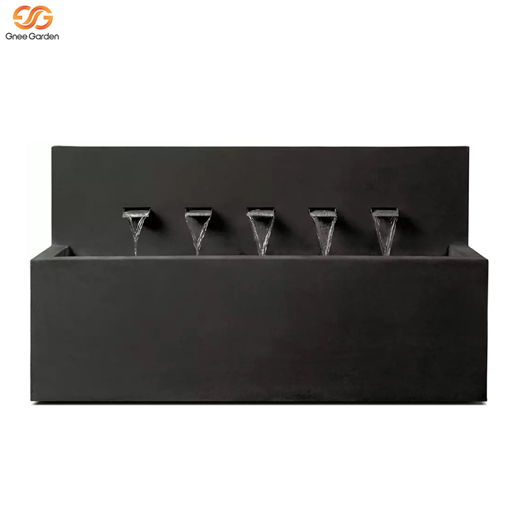 Cascading Metal Outdoor Garden Fountains