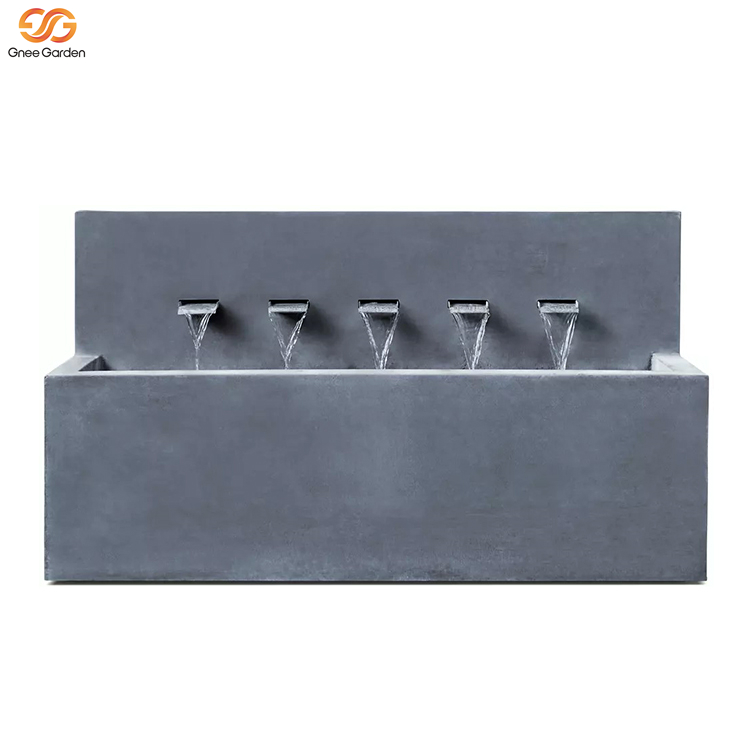 Cascading Metal Outdoor Garden Fountains
